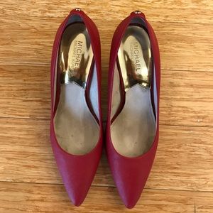 Michael Kors Red Pumps Size 9